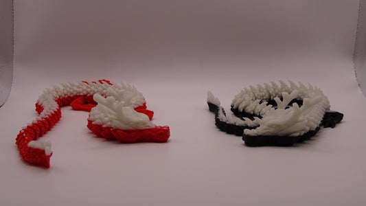 3d printed Articulated Dragon - PLA material Random selection.