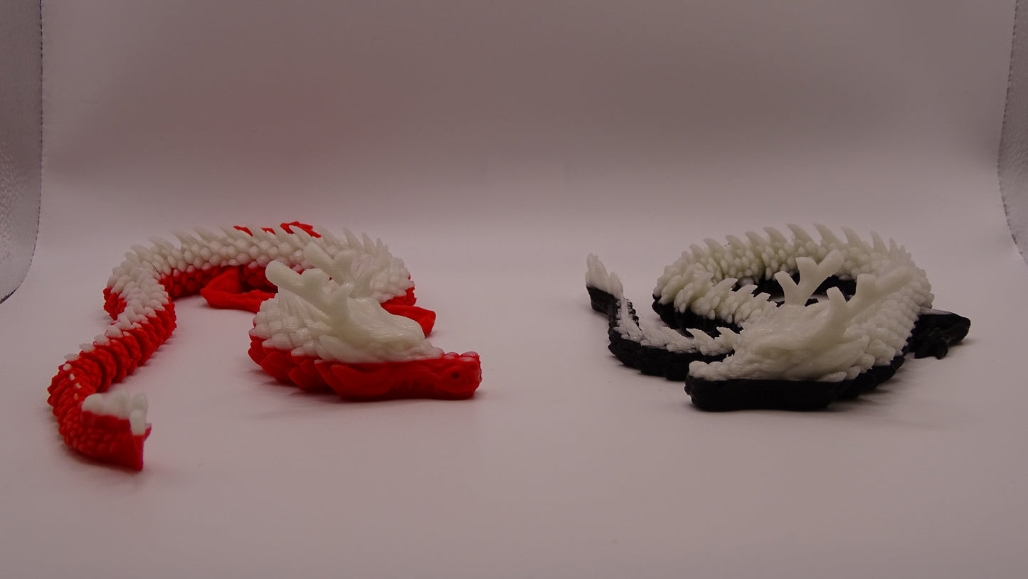 3d printed Articulated Dragon - PLA material Random selection.