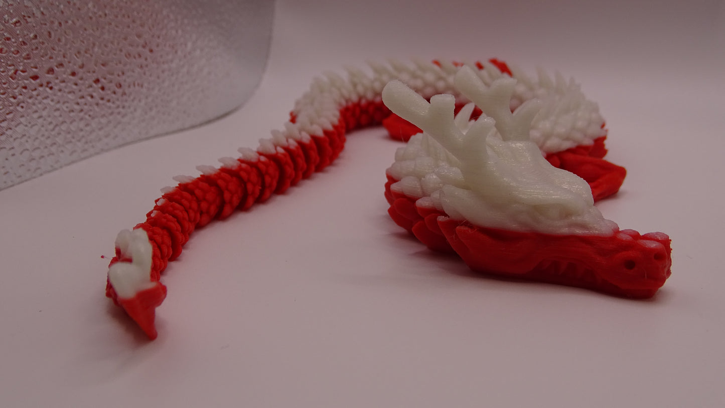 3d printed Articulated Dragon - PLA material Random selection.